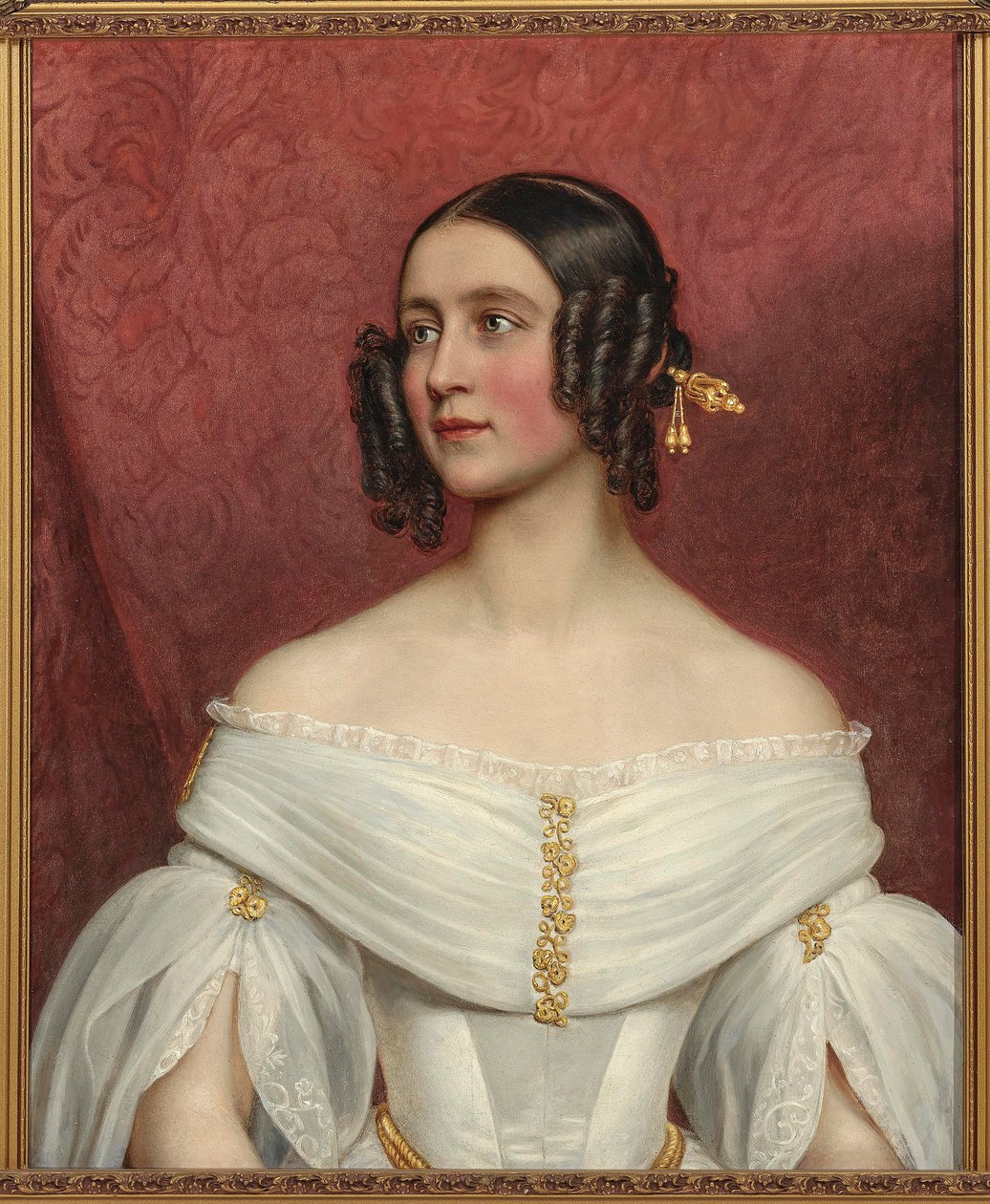Prinzessin Adelgunde von Bayern 1823-1914 als Braut von Joseph Carl Stieler