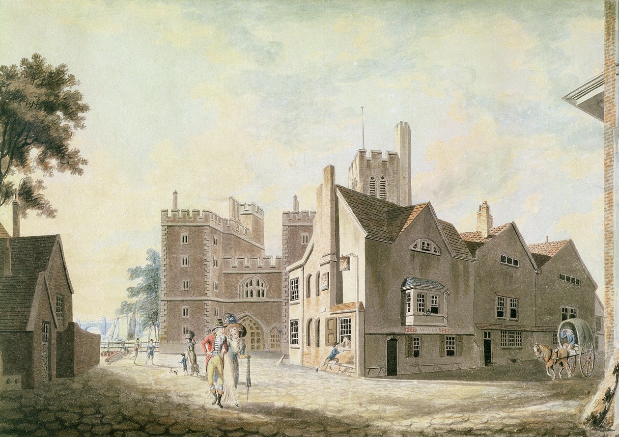 Ansicht des Erzbischöflichen Palastes, Lambeth von Joseph Mallord William Turner