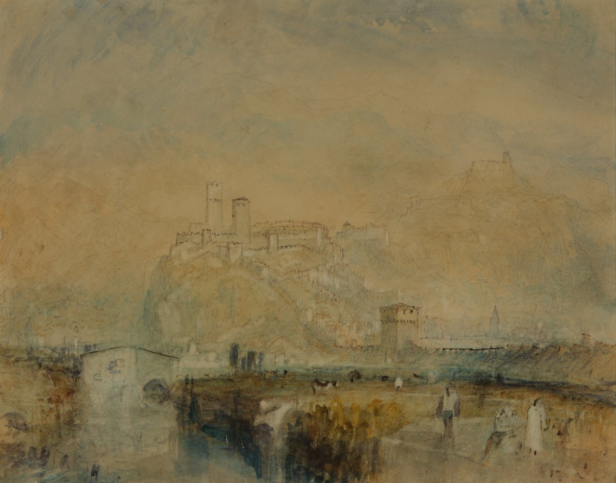 Bellinzona Nr. 11, Schweiz von Joseph Mallord William Turner