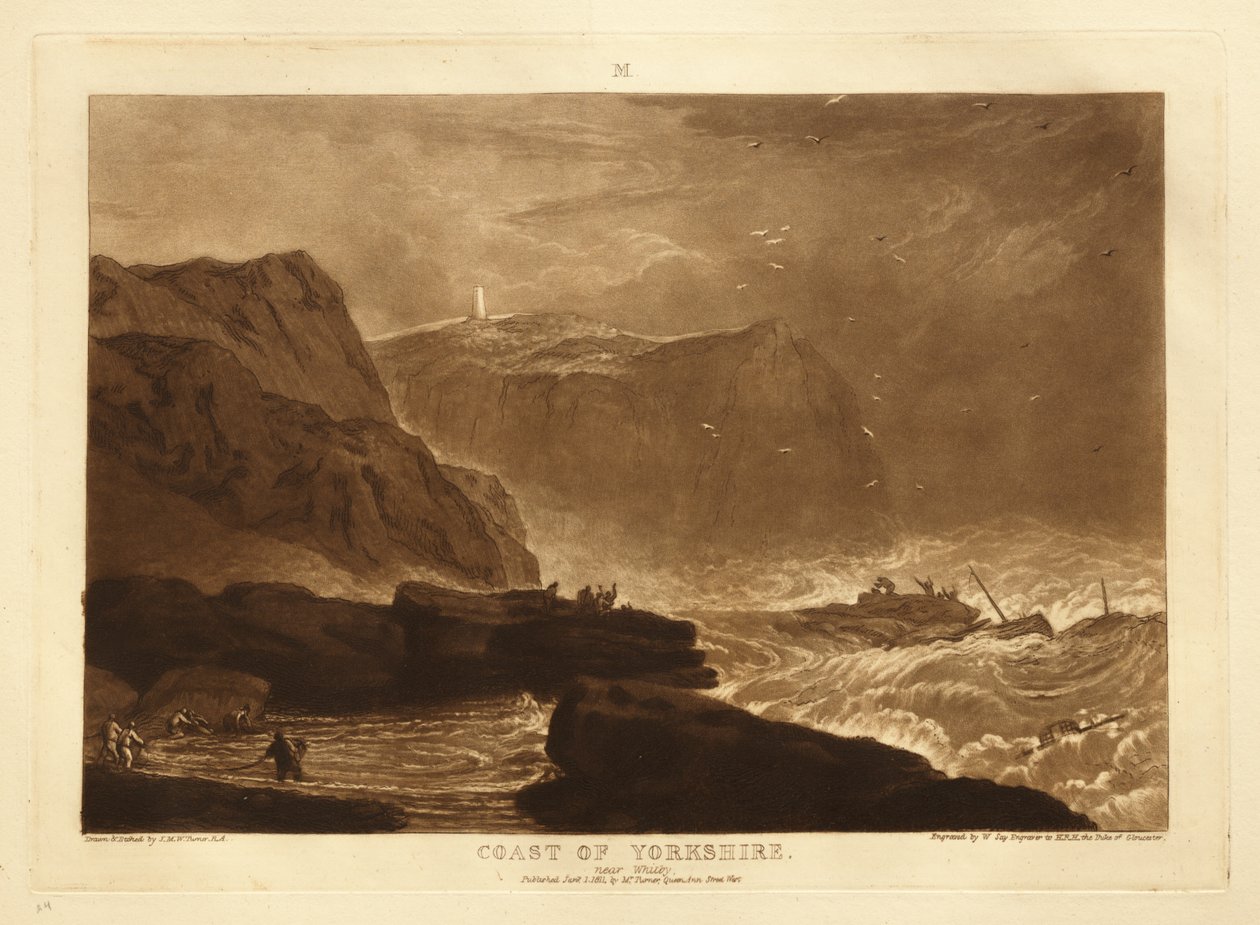 Küste von Yorkshire von Joseph Mallord William Turner