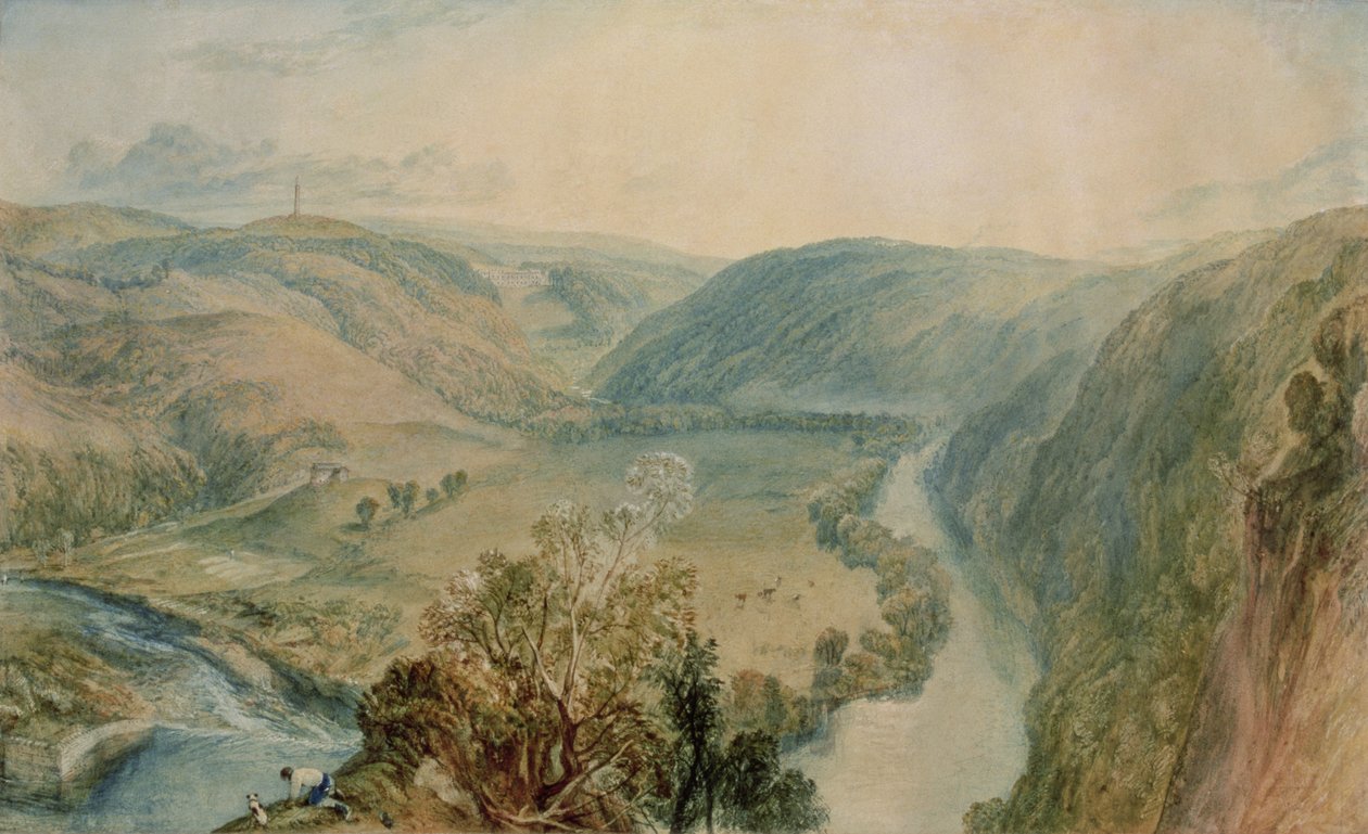 Gibside, County Durham von Norden von Joseph Mallord William Turner