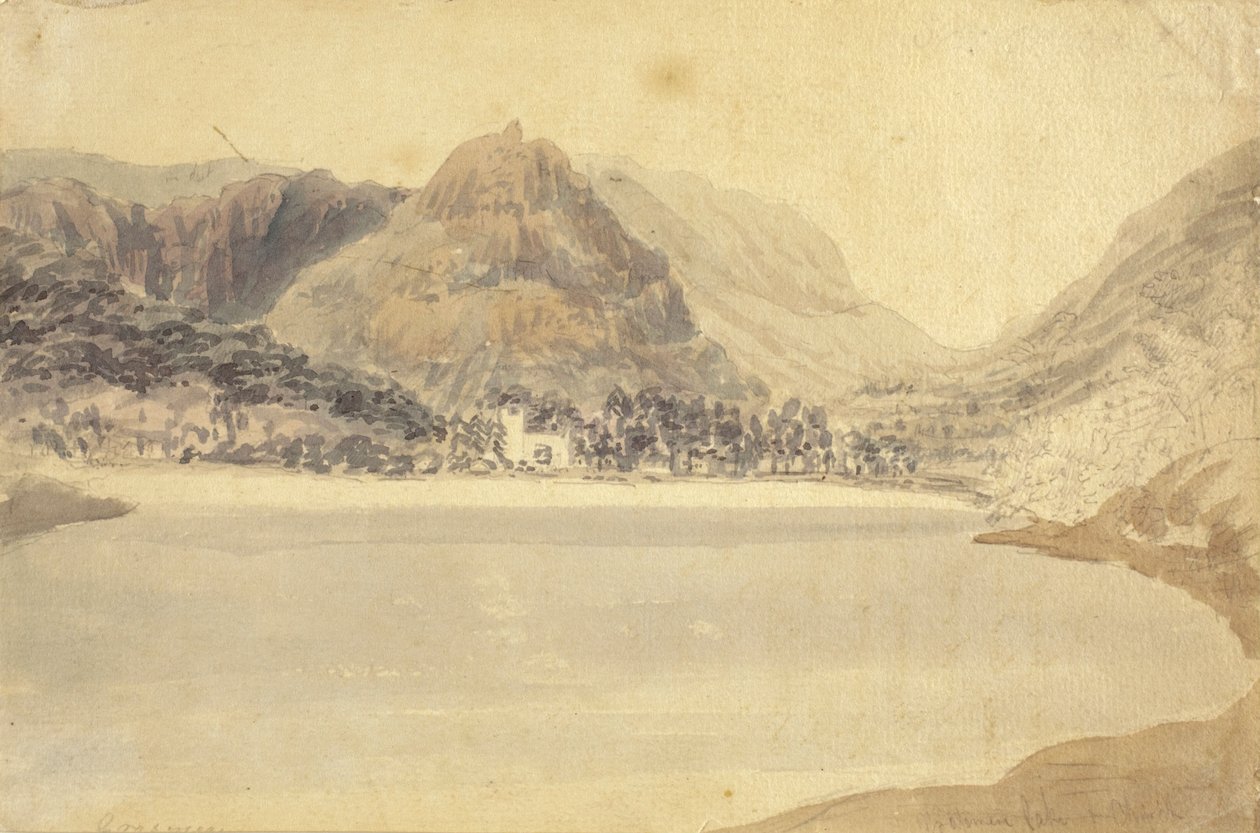 Grassmere See und Kirche von Joseph Mallord William Turner