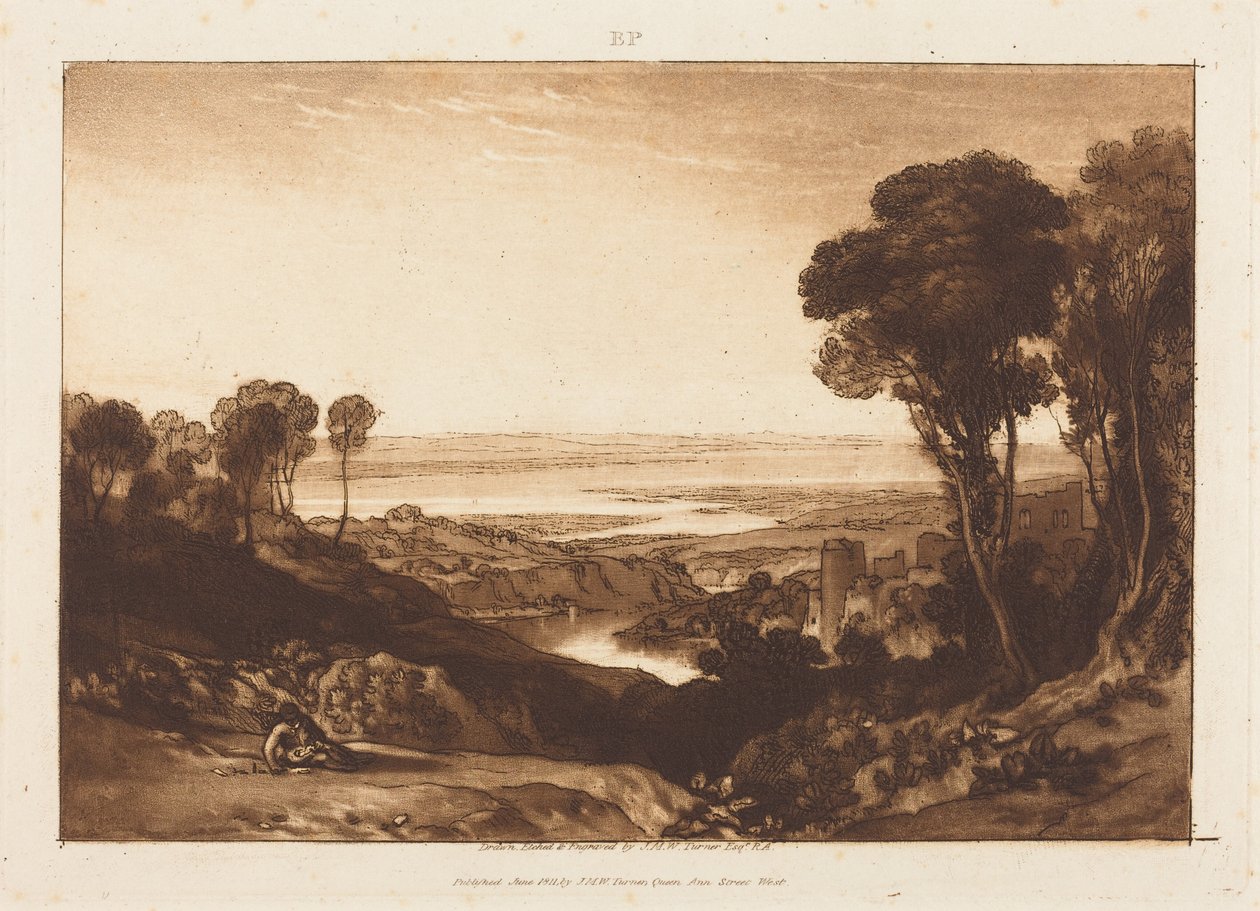 Zusammenfluss von Severn und Wye von Joseph Mallord William Turner