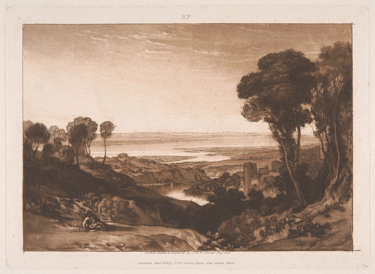 Zusammenfluss von Severn und Wye von Joseph Mallord William Turner