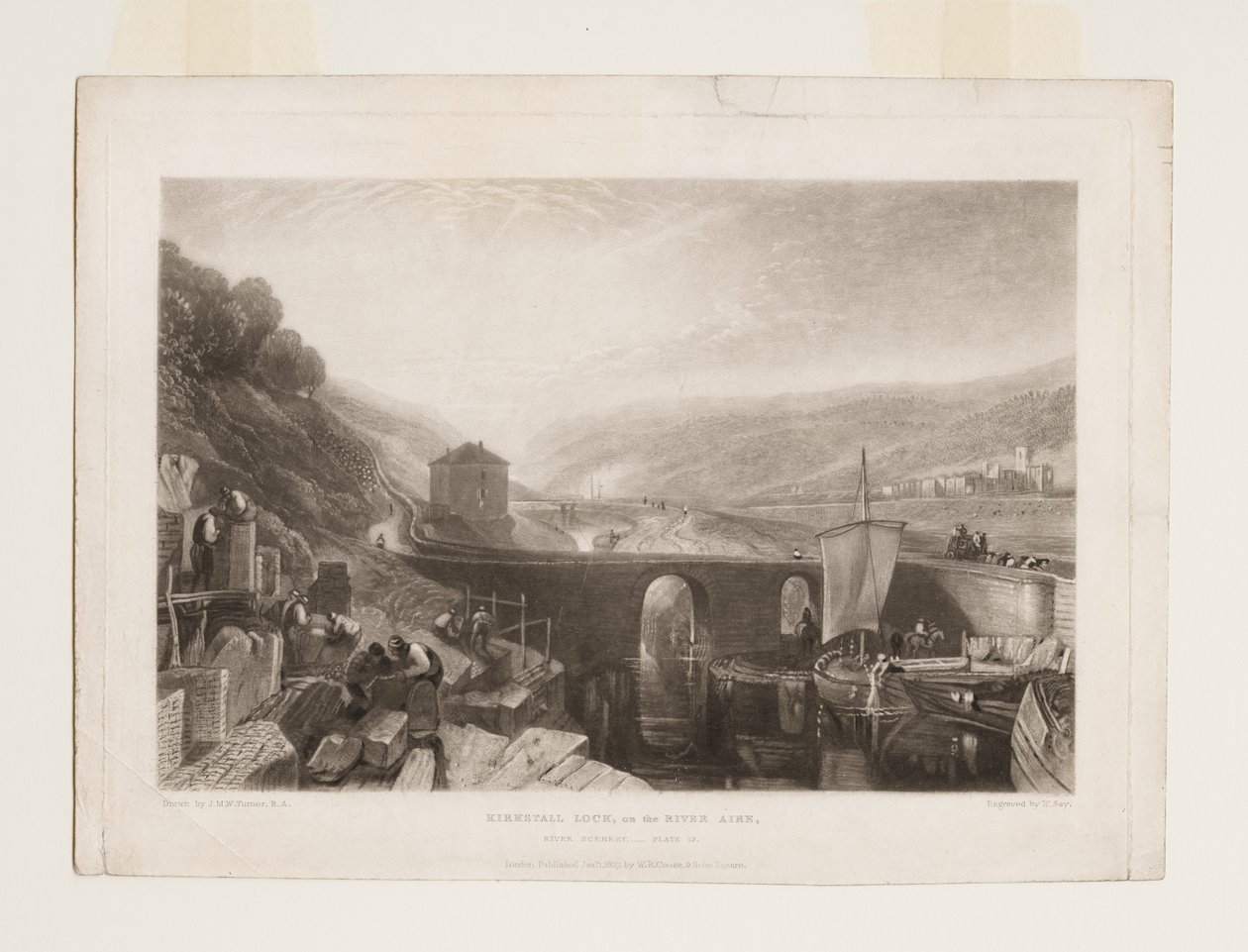 Kirkstall Schleuse am Fluss Aire von Joseph Mallord William Turner