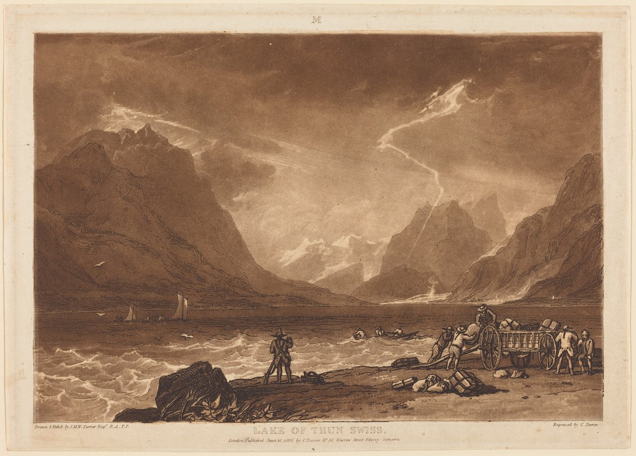 Thunersee von Joseph Mallord William Turner