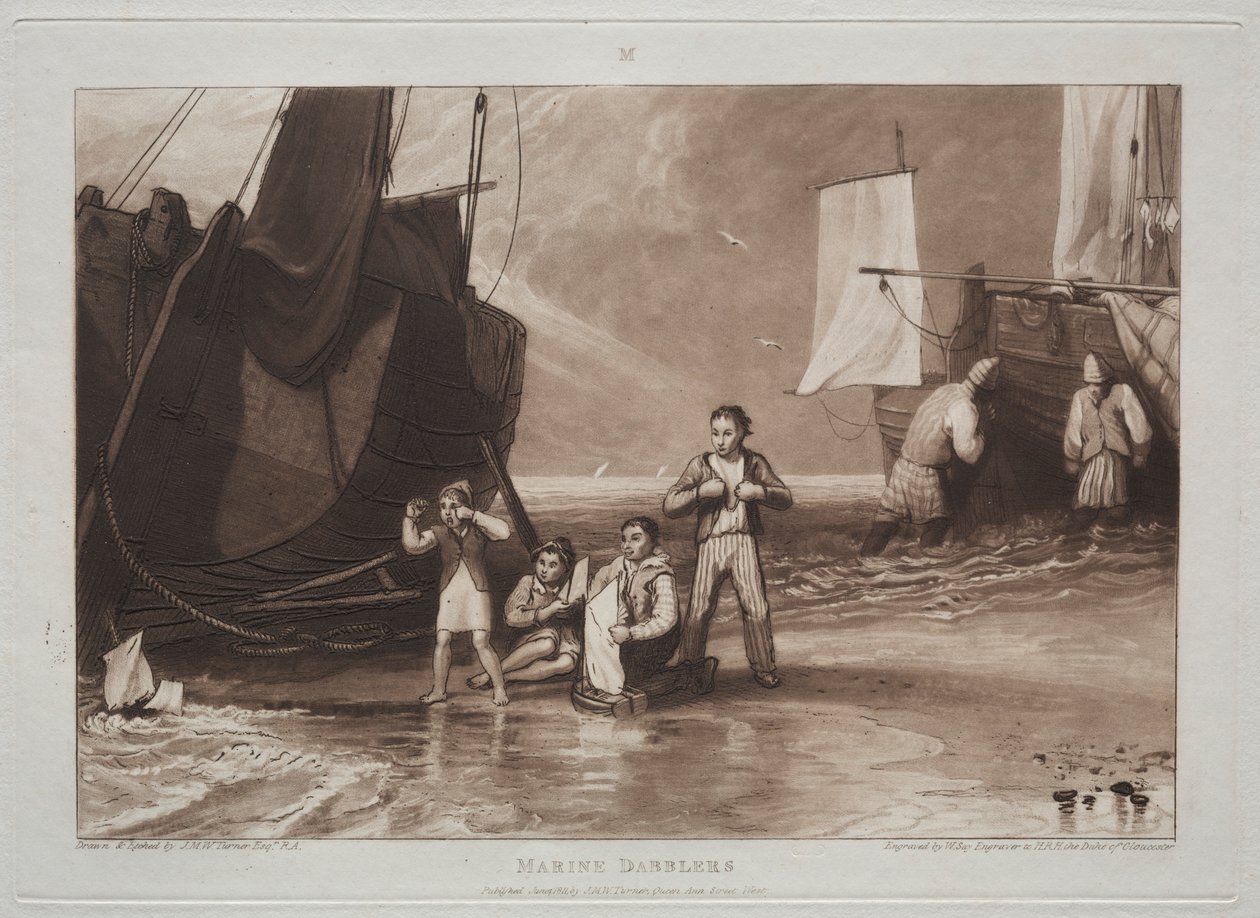 Liber Studiorum: Marine Dabblers von Joseph Mallord William Turner