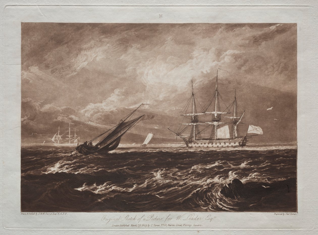 Liber Studiorum: Das Führer-Seestück von Joseph Mallord William Turner