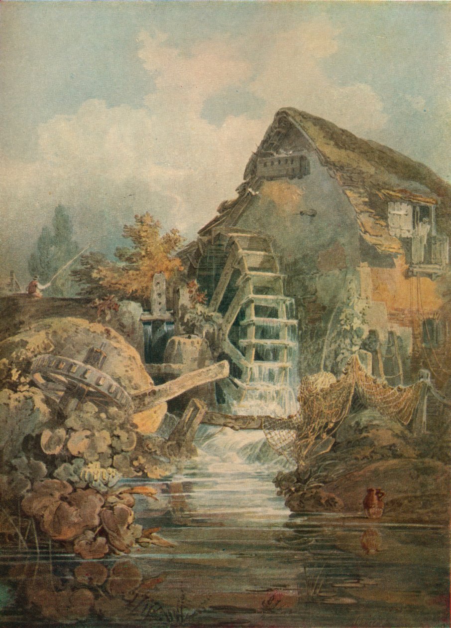 Marford Mill, Denbighshire, ca. 1795 von Joseph Mallord William Turner