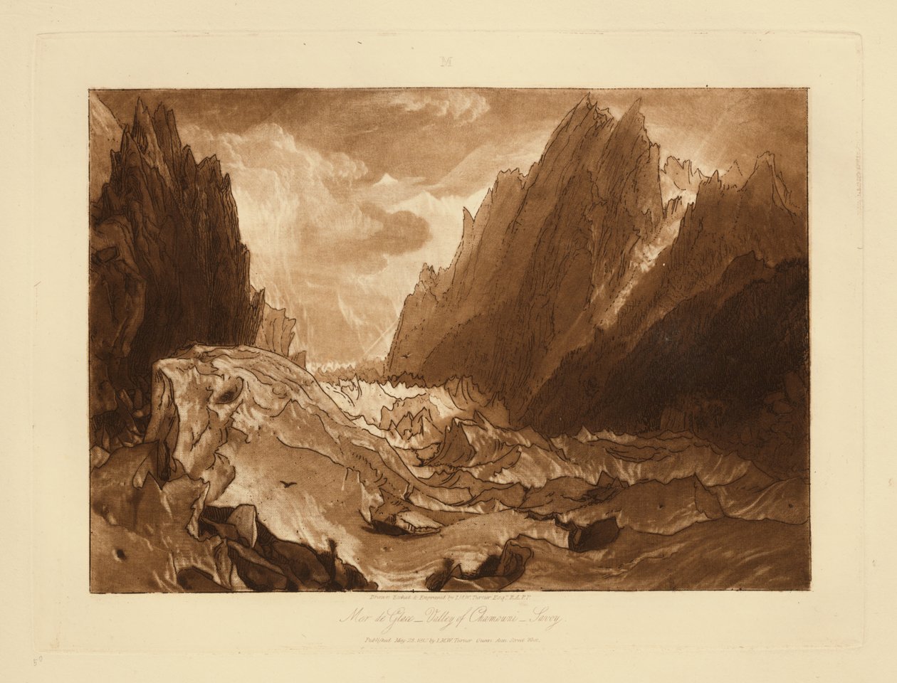 Mer de Glace von Joseph Mallord William Turner