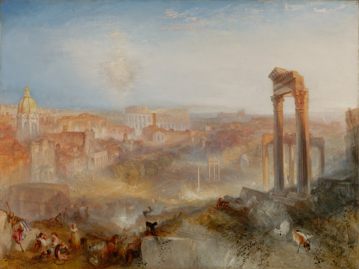 Modernes Rom - Campo Vaccino von Joseph Mallord William Turner