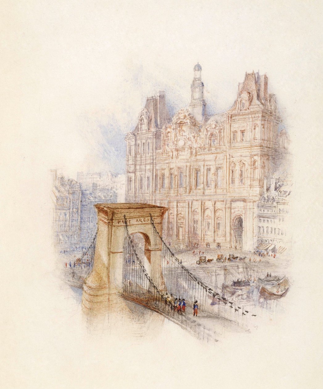 Paris: Hôtel de Ville von Joseph Mallord William Turner