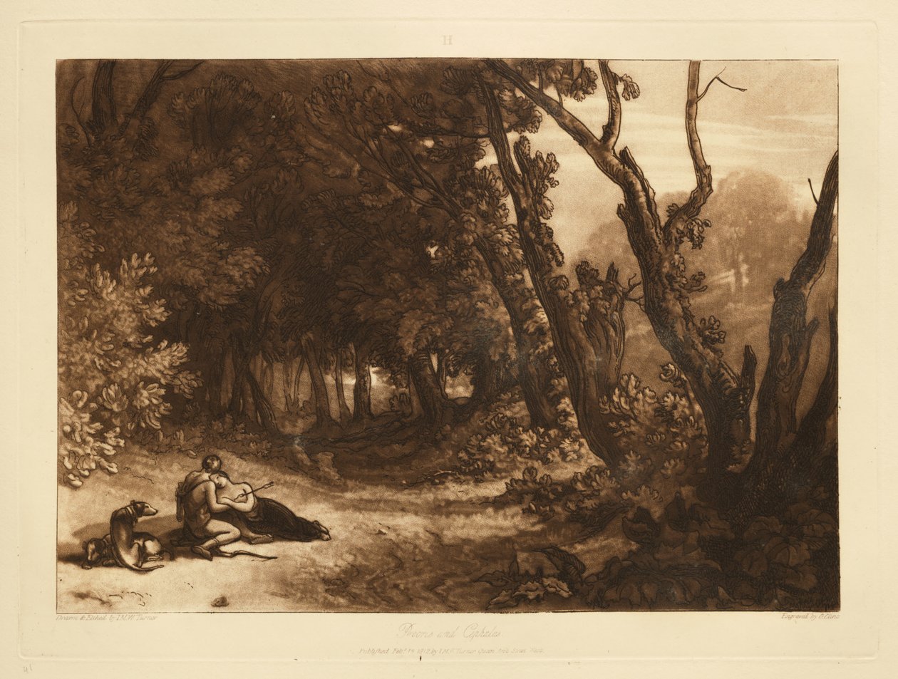 Prokris und Kephalos von Joseph Mallord William Turner