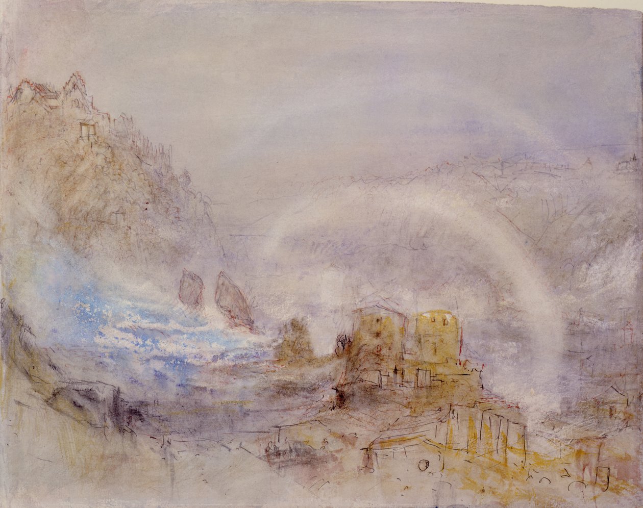 Die Rheinfälle bei Schaffhausen von Joseph Mallord William Turner