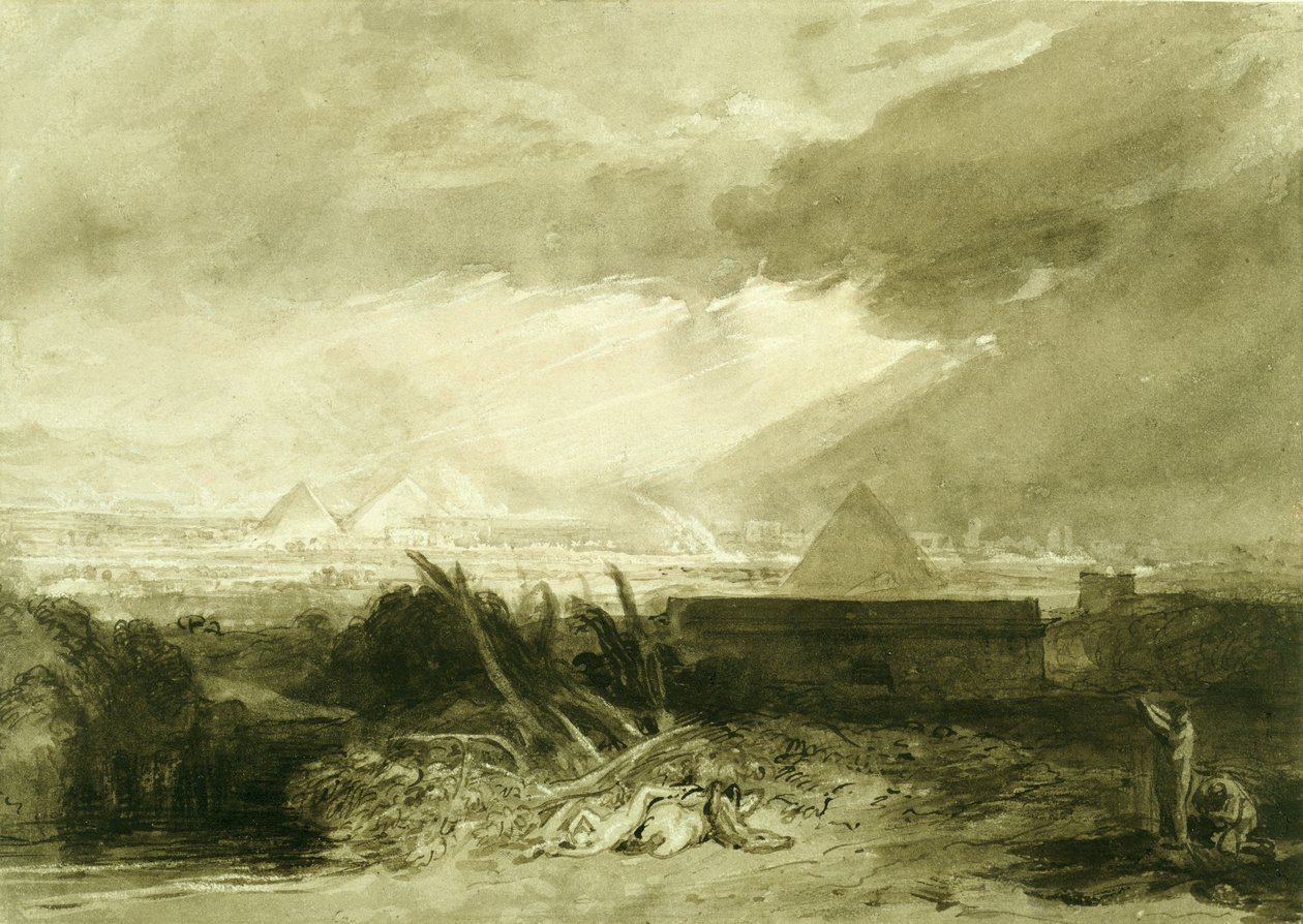 Die fünfte Plage Ägyptens von Joseph Mallord William Turner