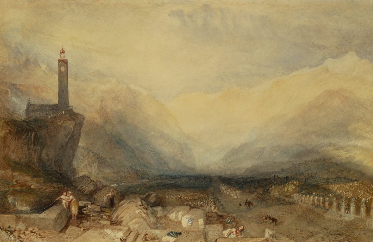 Der Splügenpass von Joseph Mallord William Turner