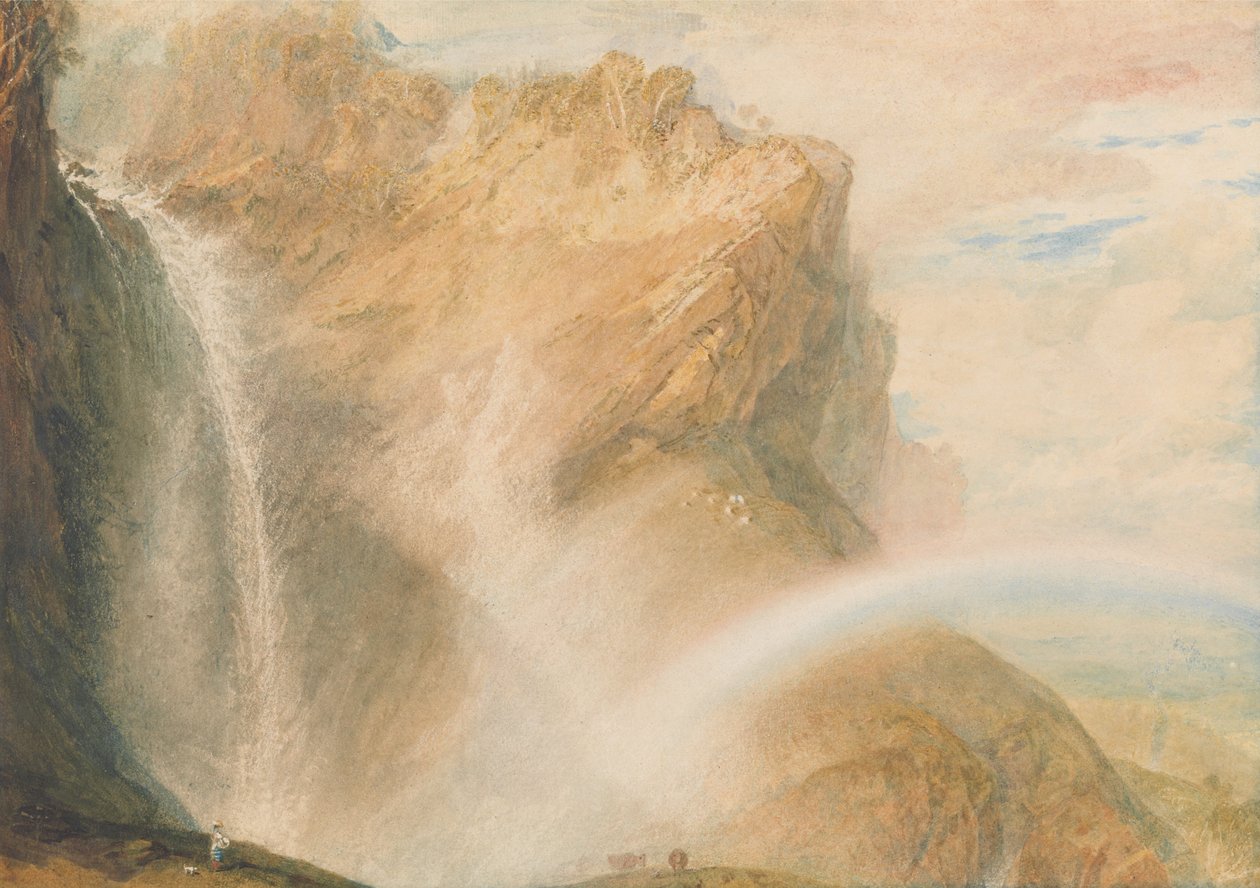 Oberer Fall des Reichenbachs: Regenbogen von Joseph Mallord William Turner