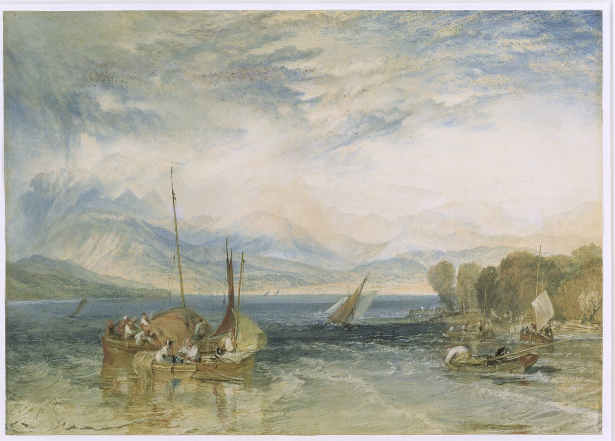 Windermere, 1821 (nach der Restaurierung) von Joseph Mallord William Turner