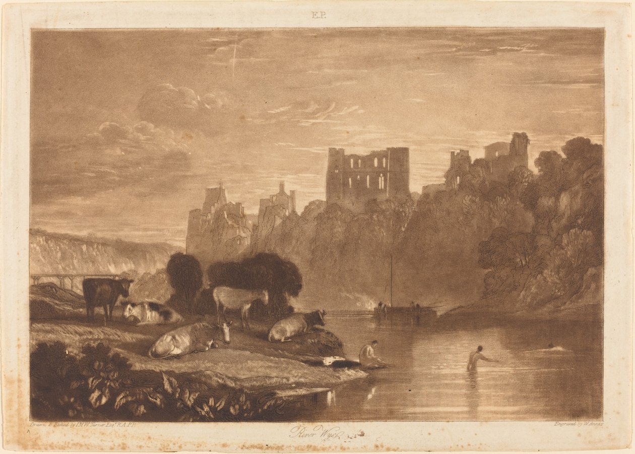 Fluss Wye von Joseph Mallord William Turner and W.T. Annis