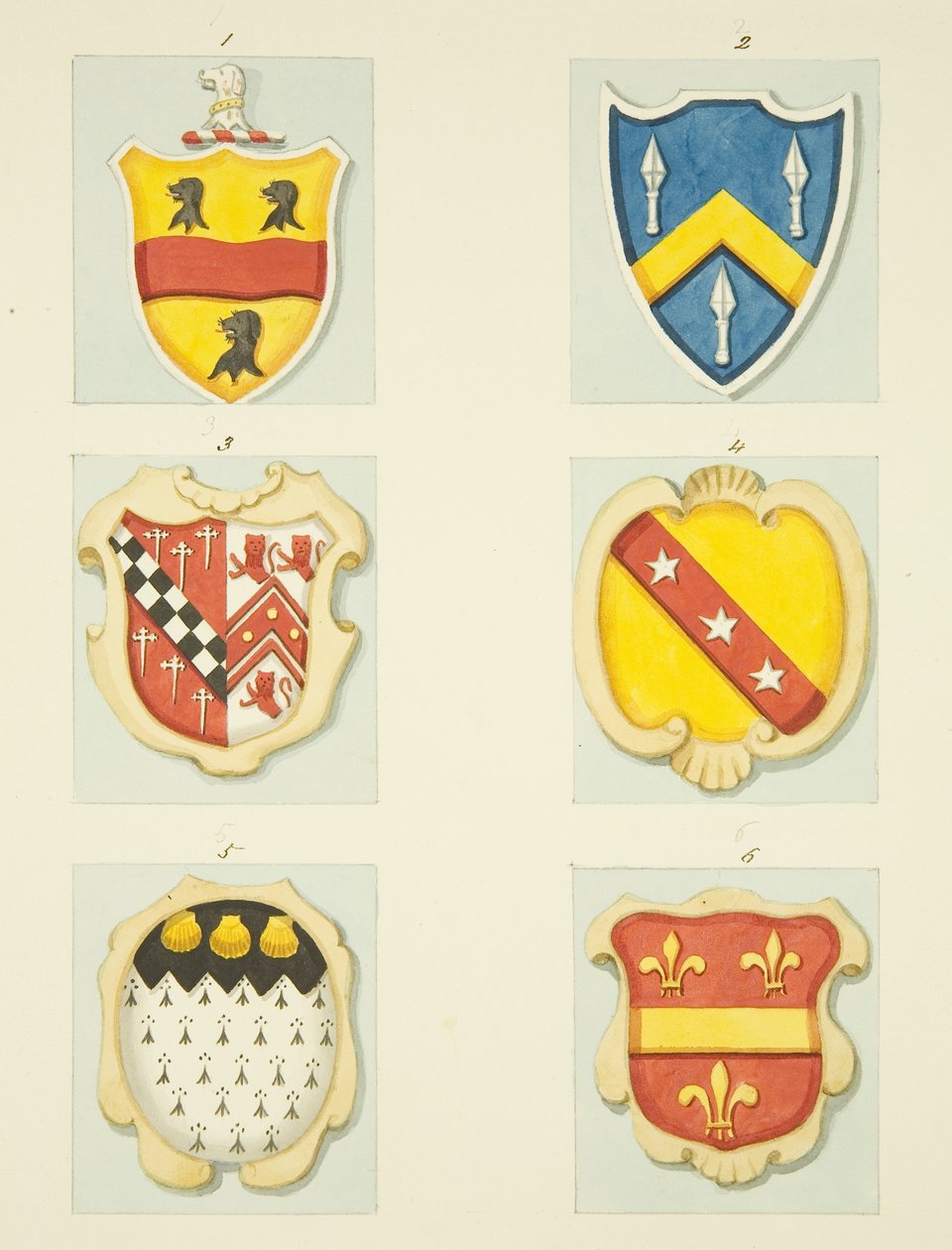 Wappen auf Denkmälern in St. Mary Redcliffe von Joseph Manning