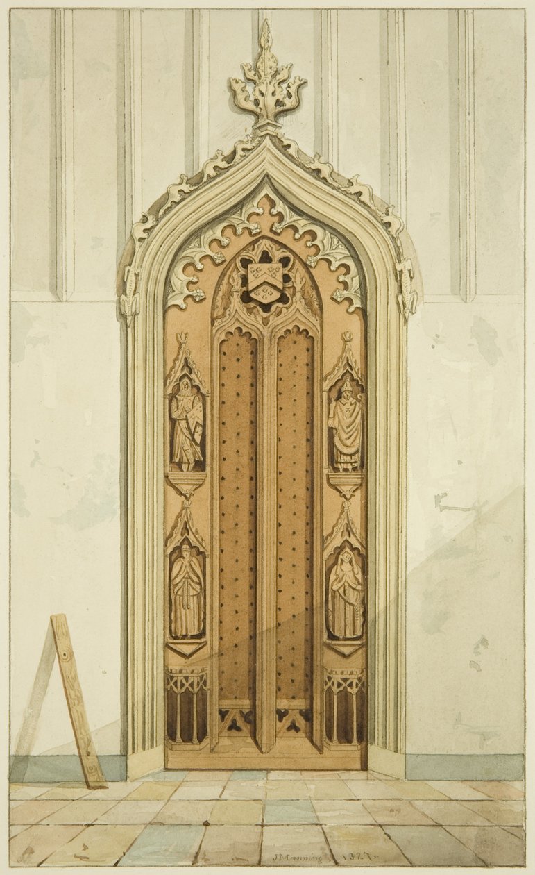 Türen von Clarke, auf jeder Seite des Altars von St. Mark