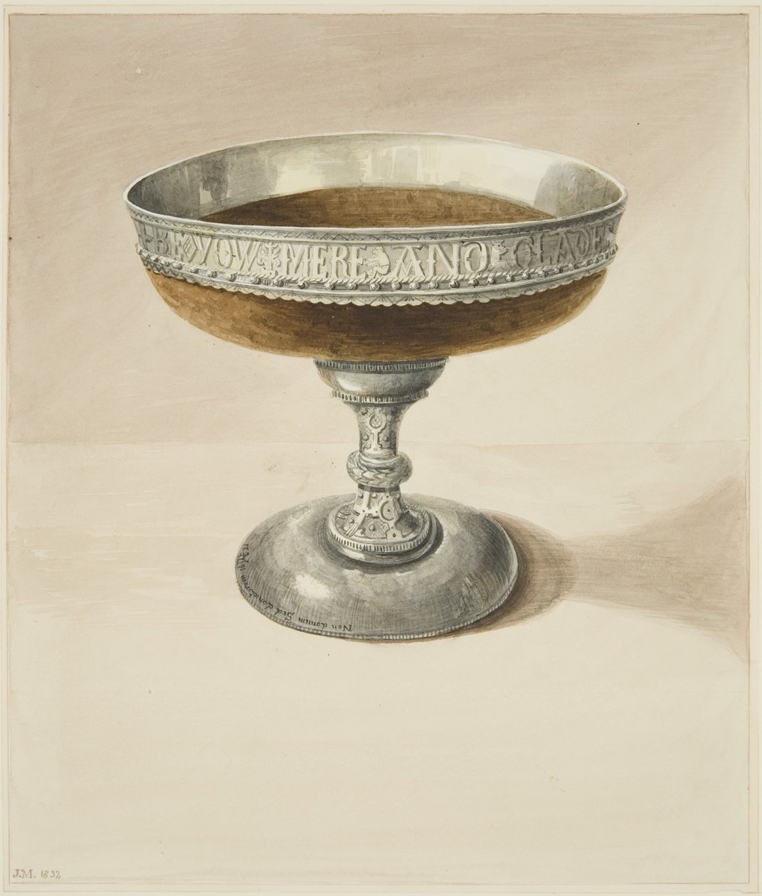 Mazer-Schale und Tazza, zusammengefügt von Joseph Manning