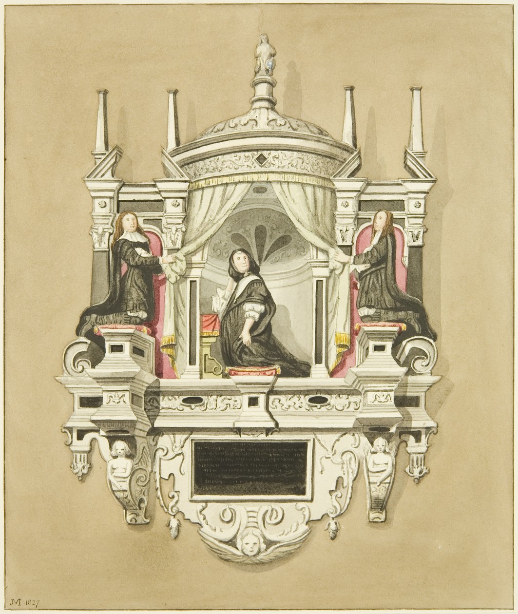 Monument von Mrs. Baynton in St. Mark