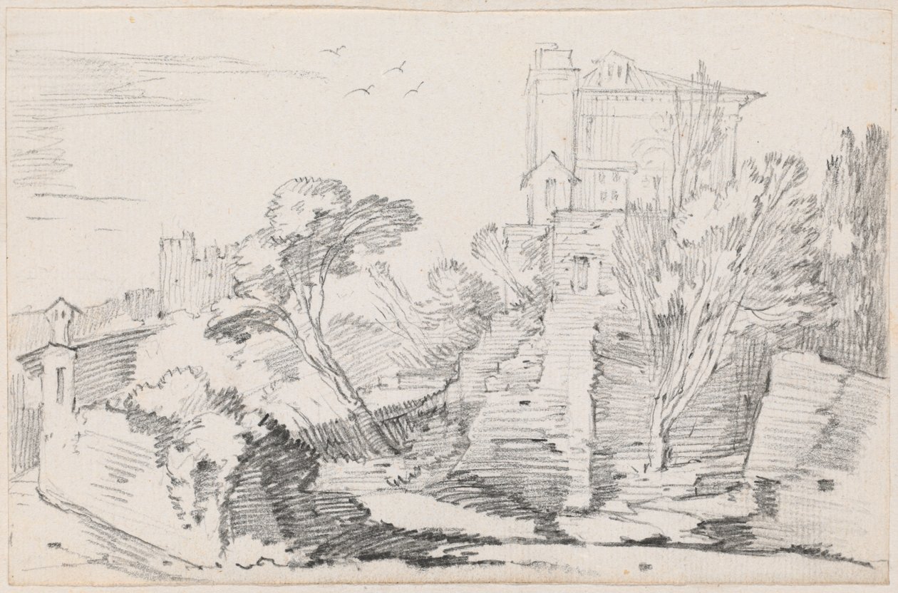 Casino Farnese auf dem Palatin, Rom von Joseph Marie Vien