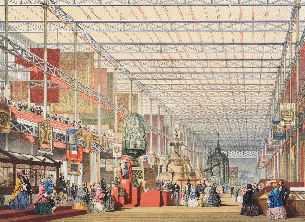 Ansicht der Großen Ausstellung von 1851: Britisches Schiff, 1854 von Joseph Nash