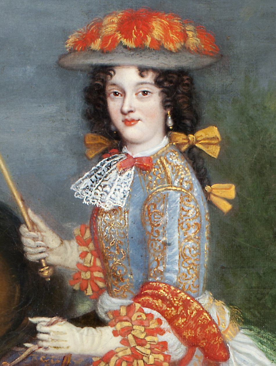 Marie Anne Mancini - Schloss Skokloster (beschnitten und bearbeitet) von Joseph Parrocel