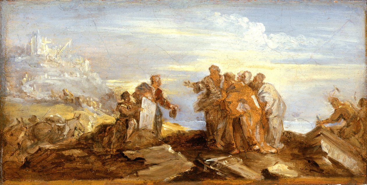 Szene aus der antiken Geschichte, ca. 1680-90 von Joseph Parrocel