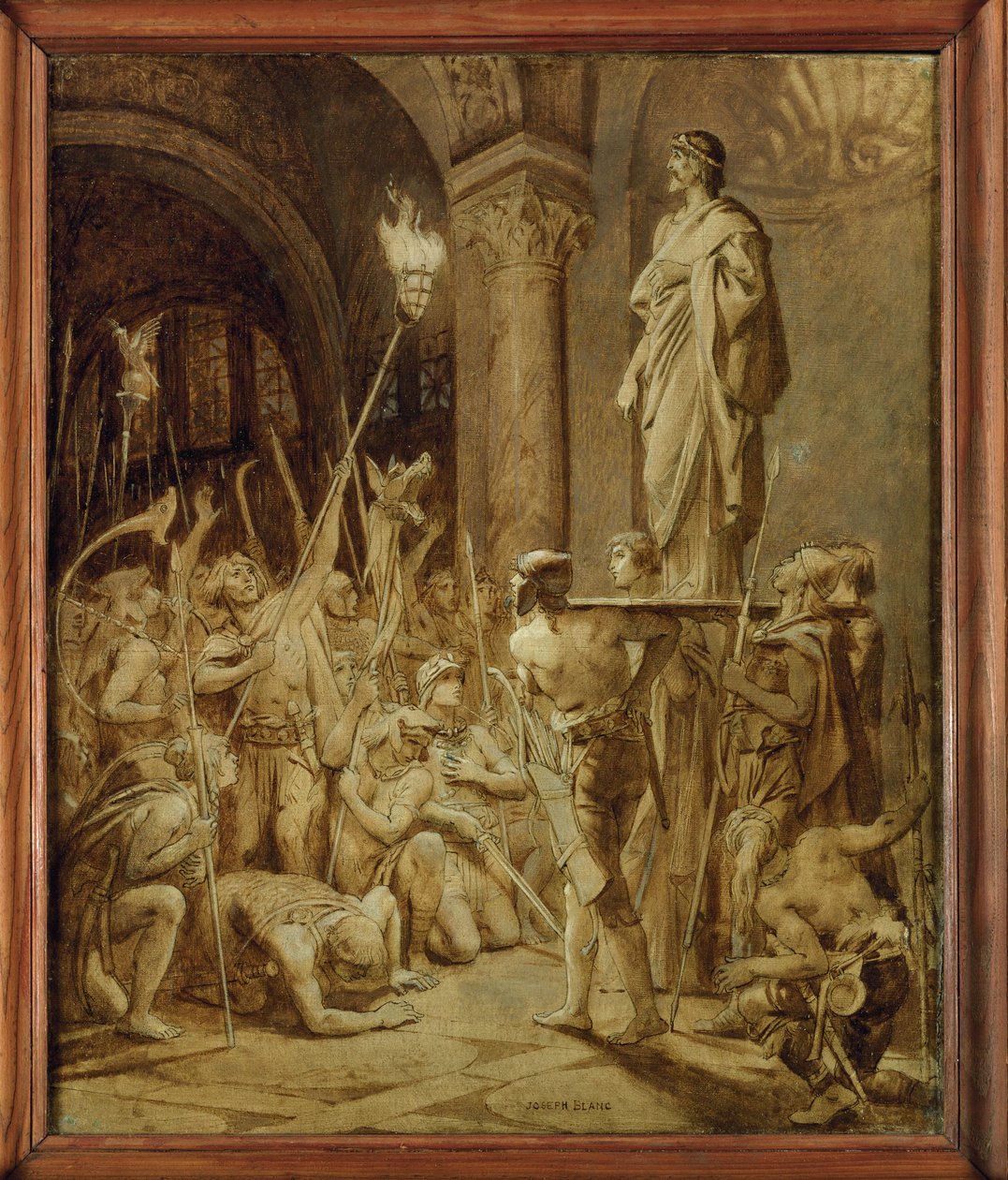 Chlodwig, König der Franken von Joseph Paul Blanc