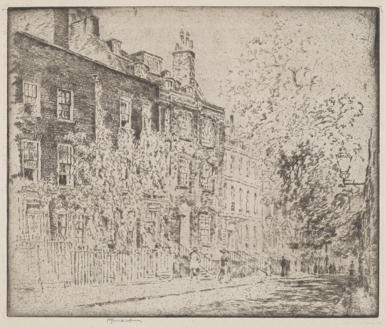 Great College Street, Westminster von Joseph Pennell