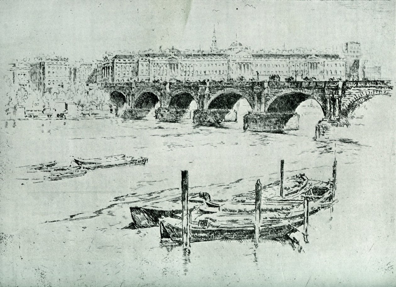 Somerset House, 1928 von Joseph Pennell