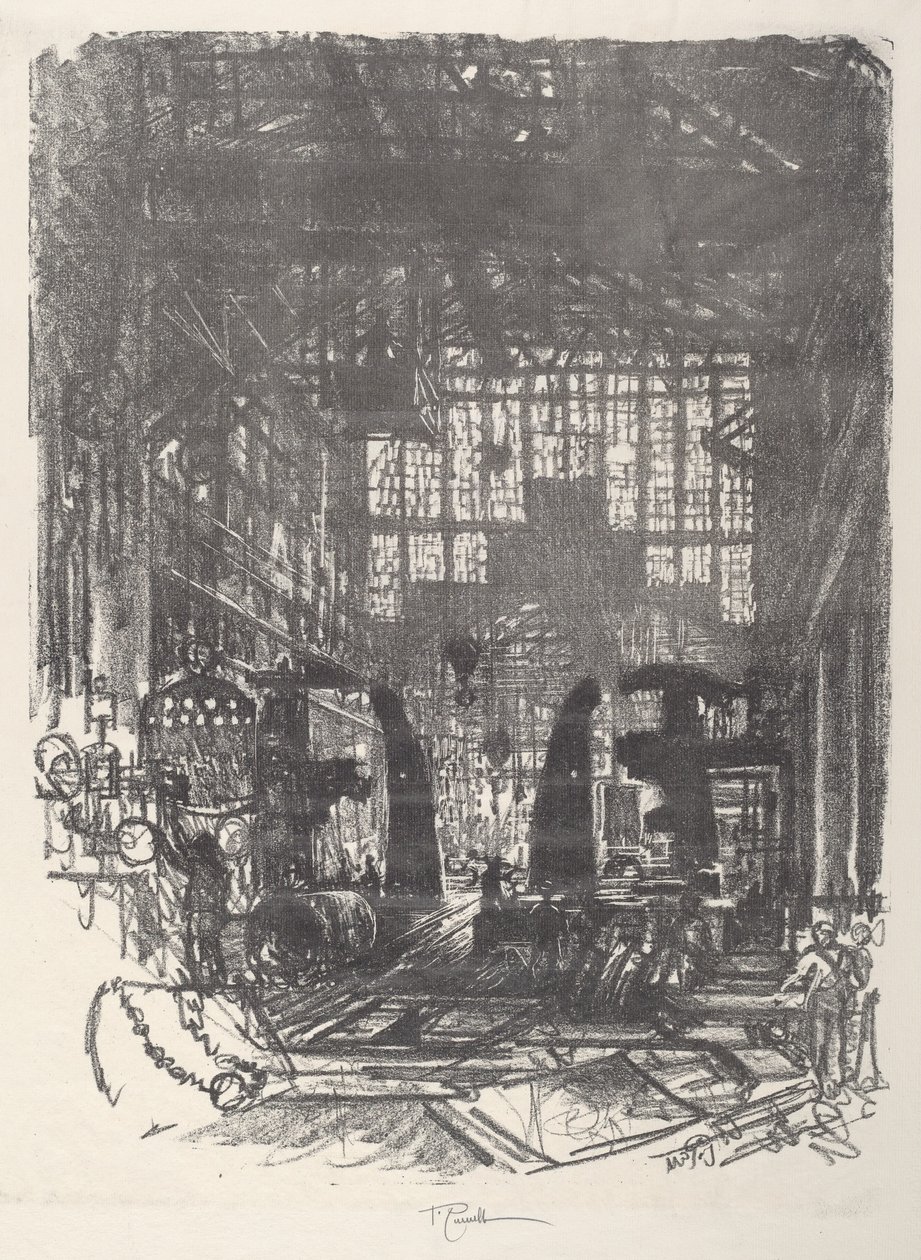 Die Nieter, 1917 von Joseph Pennell