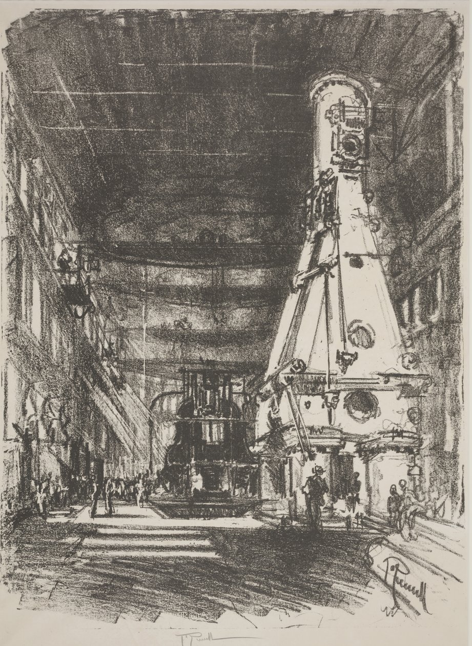 Die weißen und schwarzen Hämmer von Joseph Pennell