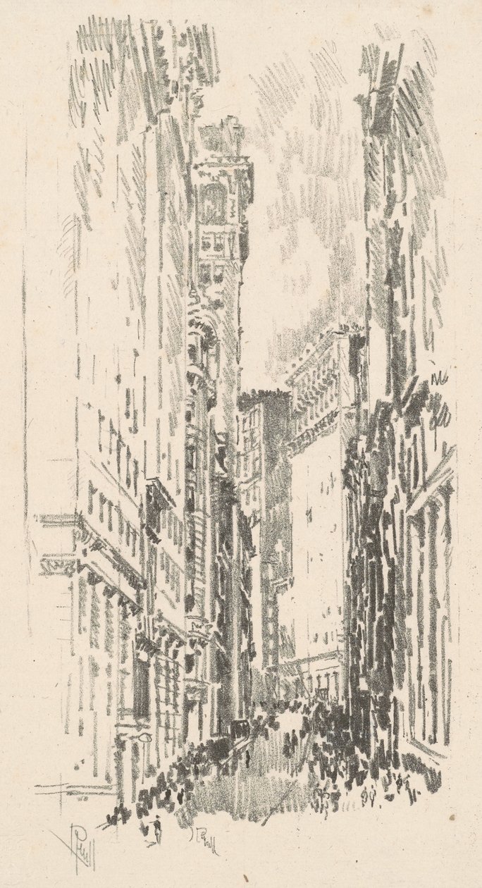 William Street von Joseph Pennell