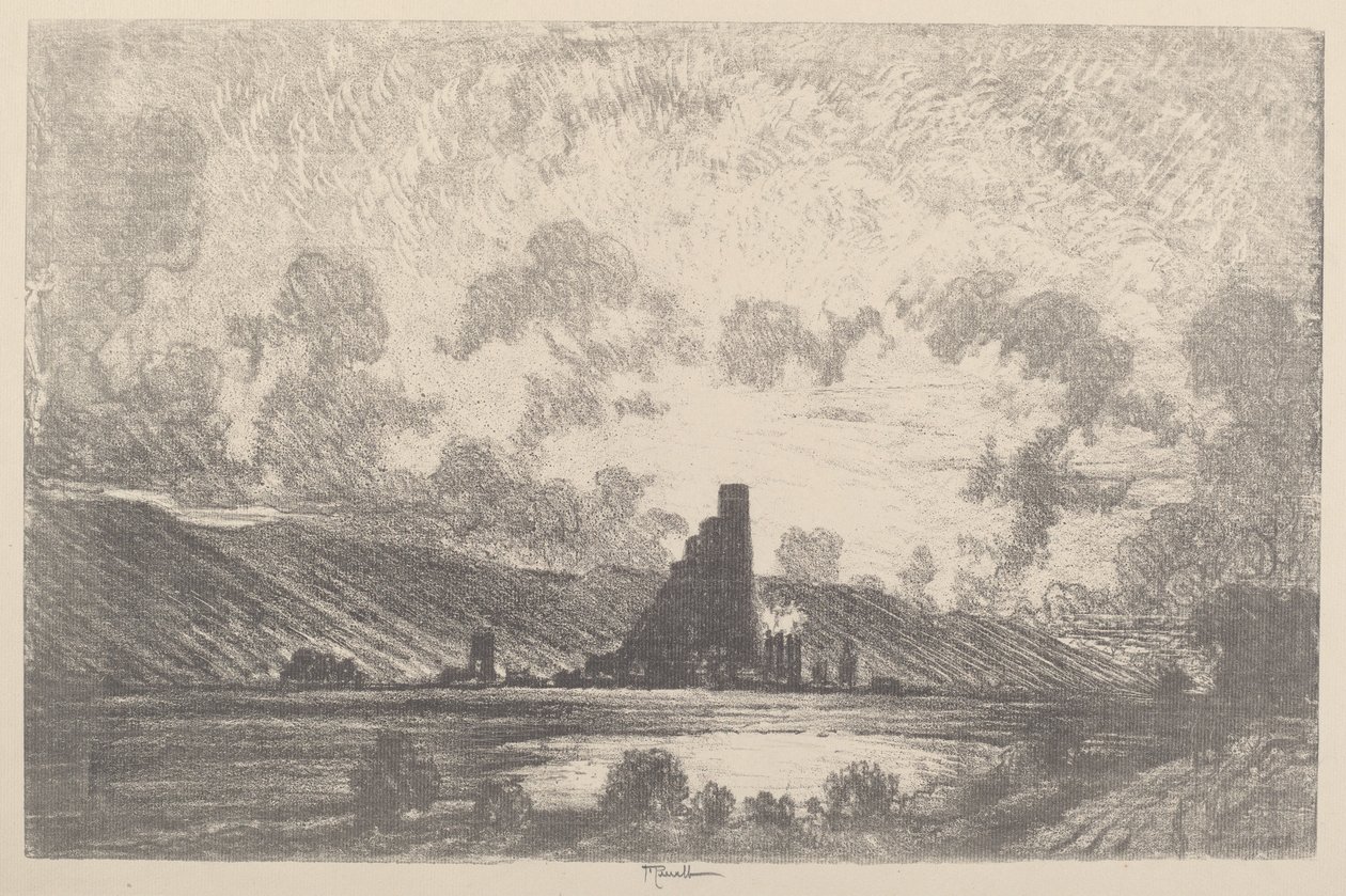 Arbeitsschlösser, Wilkesbarre, 1910 von Joseph Pennell