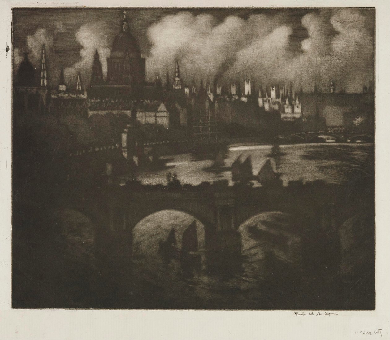 Wrens Stadt von Joseph Pennell