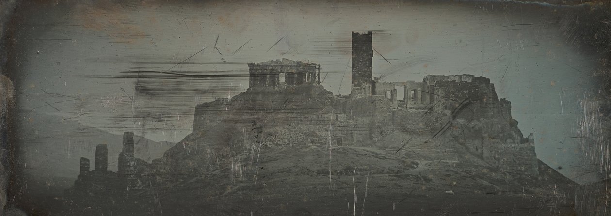 Westlicher Zugang zur Akropolis, Athen von Joseph Philibert Girault De Prangey
