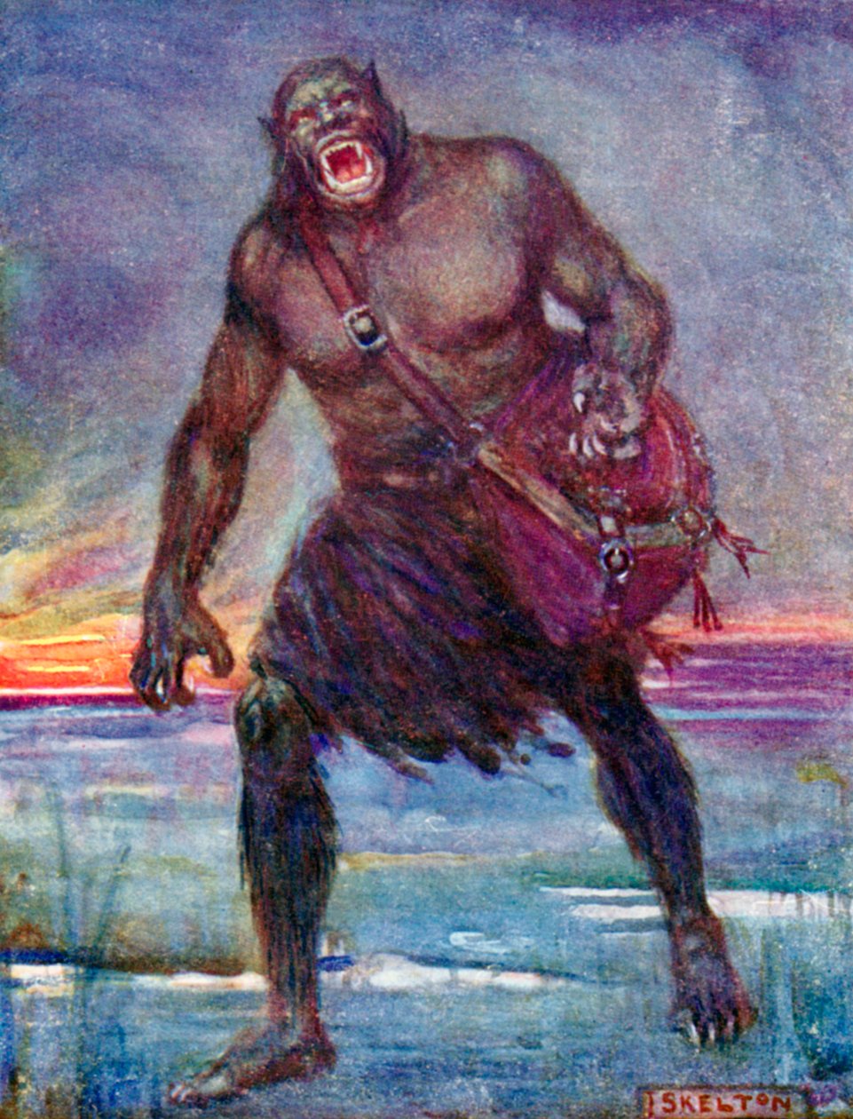 Grendel von Joseph Ratcliffe (after) Skelton