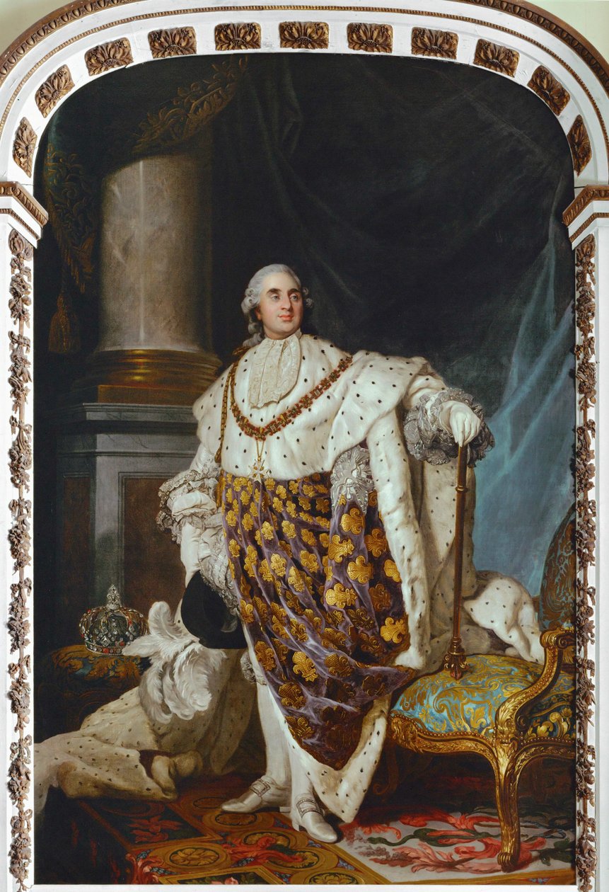 Ludwig XVI., in Krönungsgewändern von Joseph Siffred Duplessis