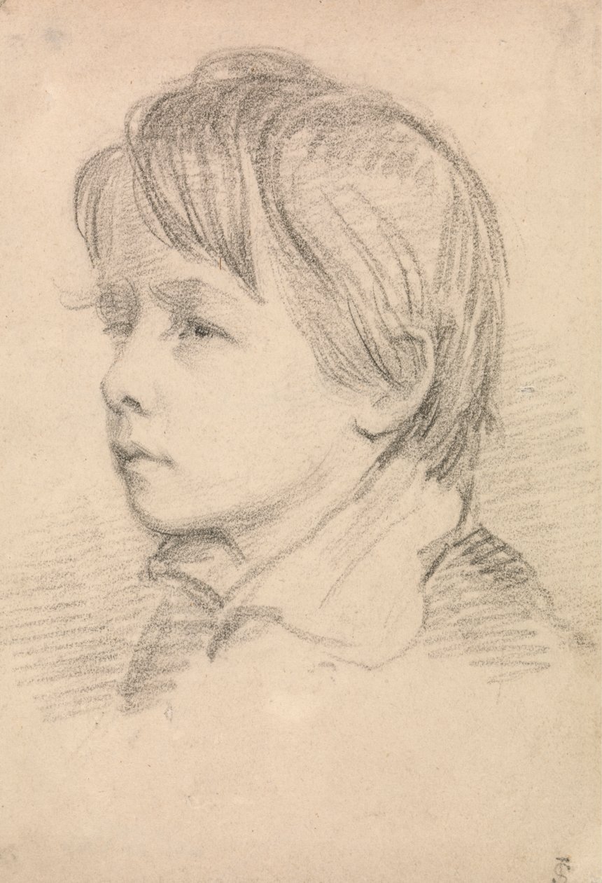 Skizze des Bruders des Künstlers, Capt. Michael Atwell Slater von Joseph Slater