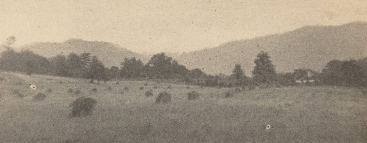 Landschaft mit Bäumen und Bergen von Joseph T. Keiley