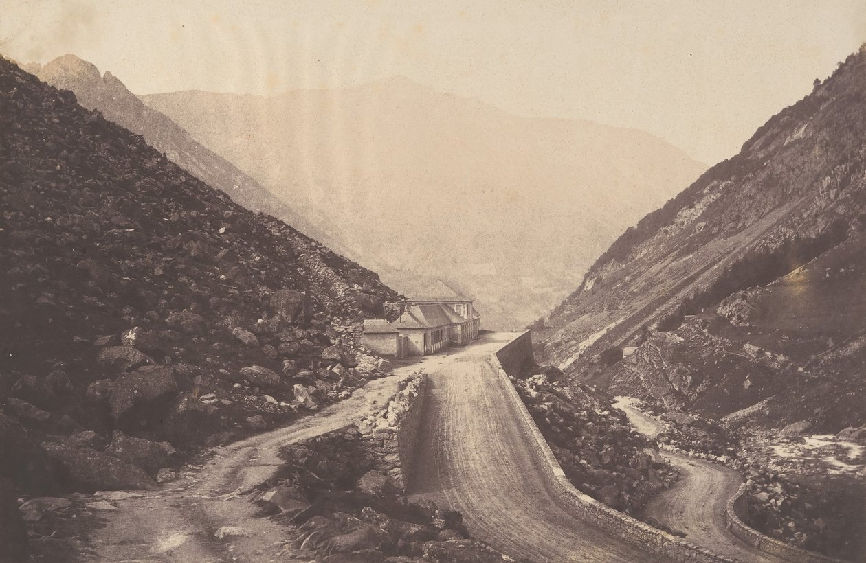 Bäder von La Raillère in Cauterets, 1853 von Joseph Vigier