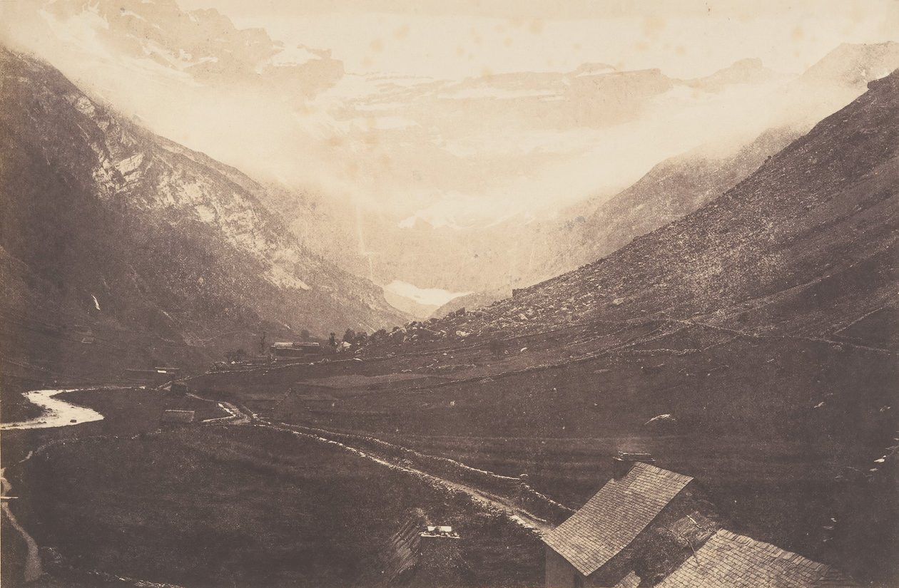 Cirque de Gavarnie, St Sauveur, 1853 von Joseph Vigier