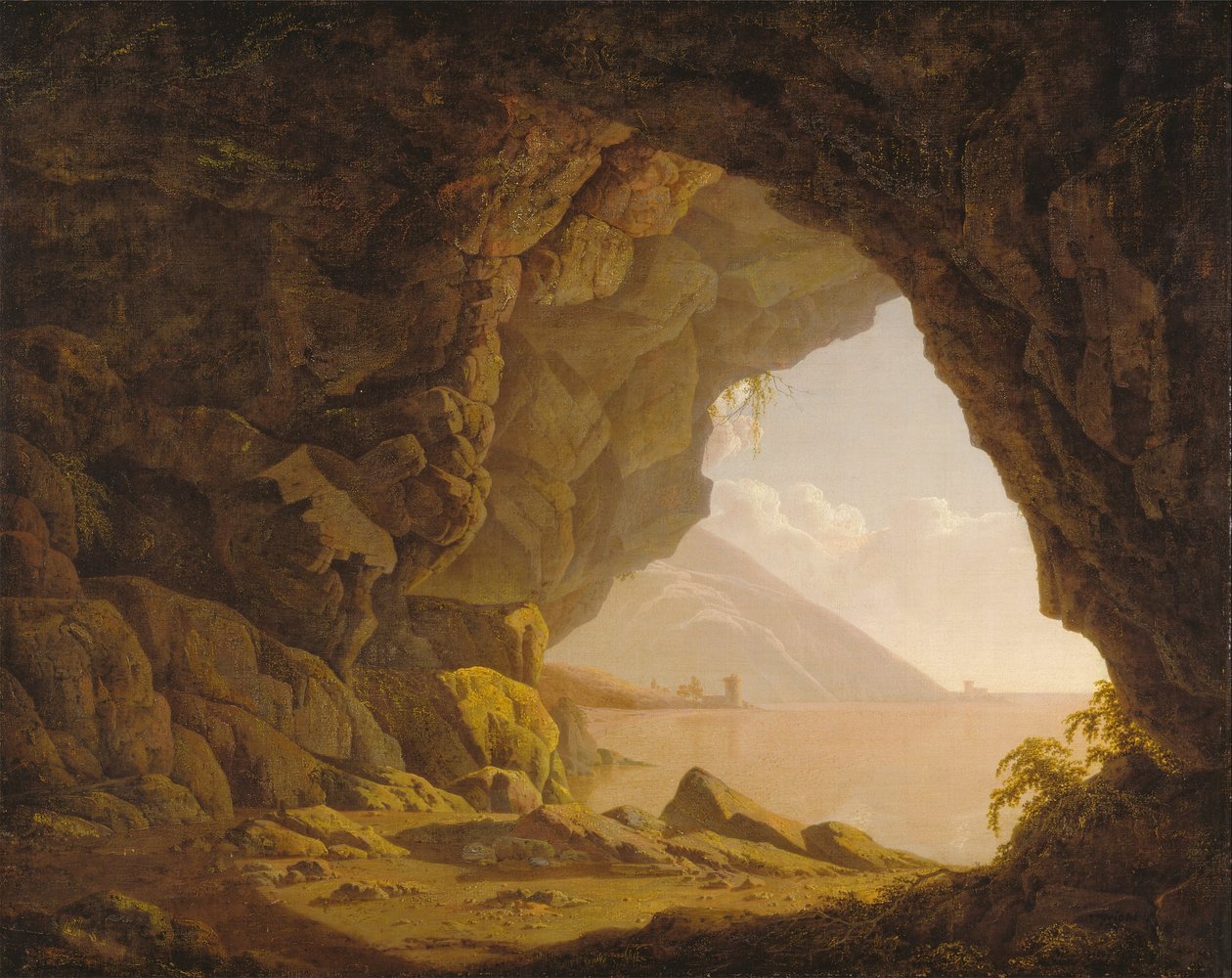 Höhle, in der Nähe von Neapel von Joseph Wright of Derby