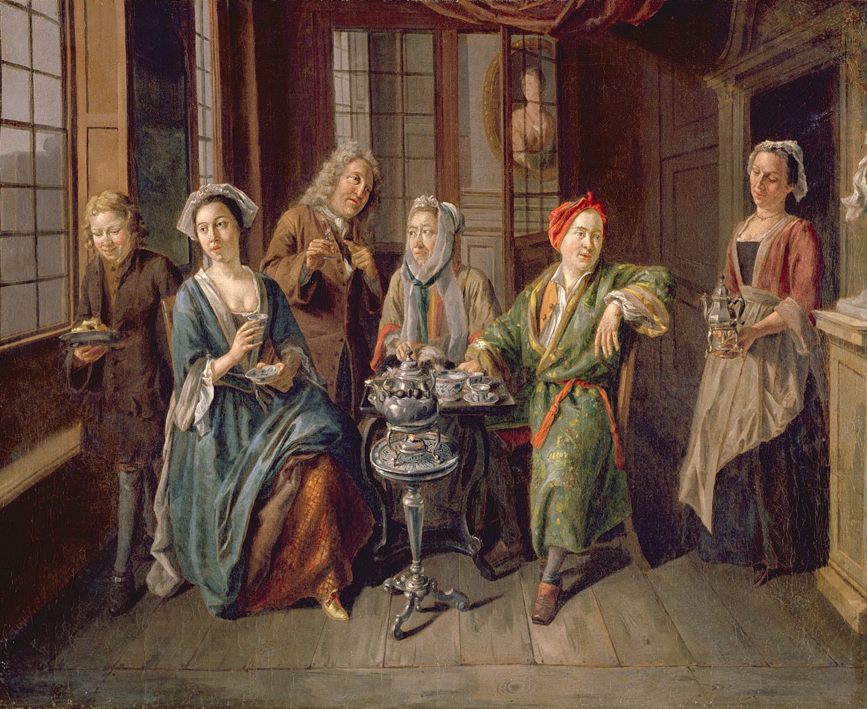 Eine Teegesellschaft von Joseph van Aken