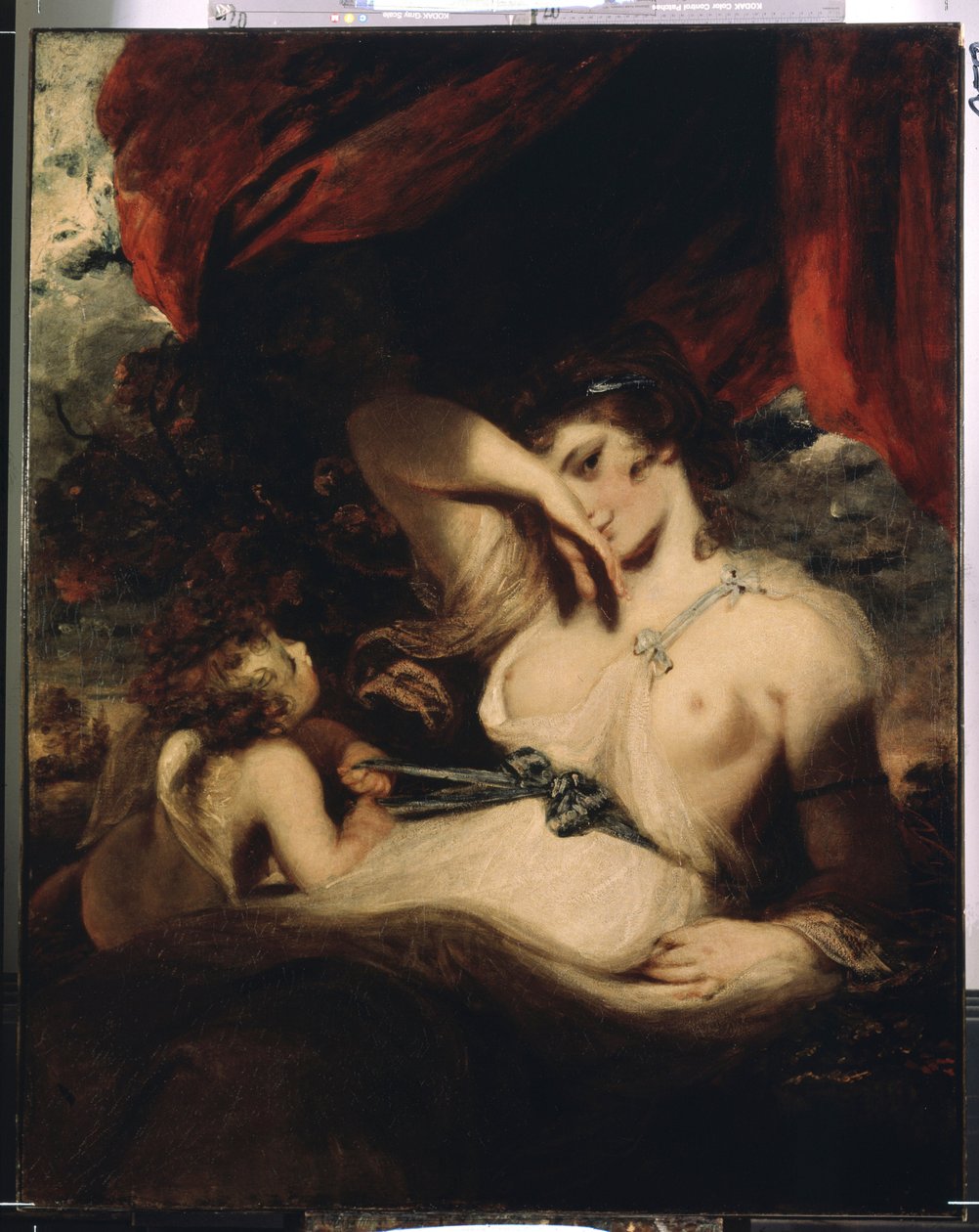 Amor löst das Band der Venus von Joshua Reynolds