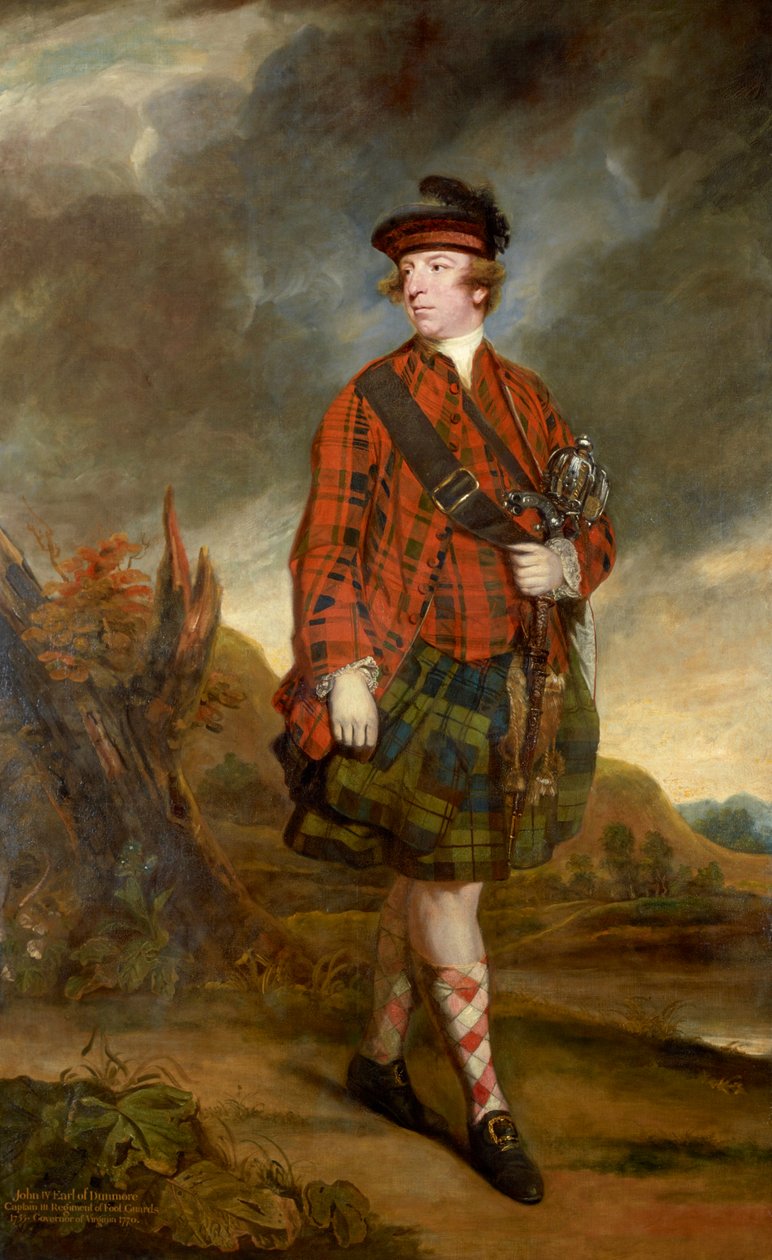 Porträt von John Murray, 4. Earl of Dunmore (1730-1809) von Joshua Reynolds